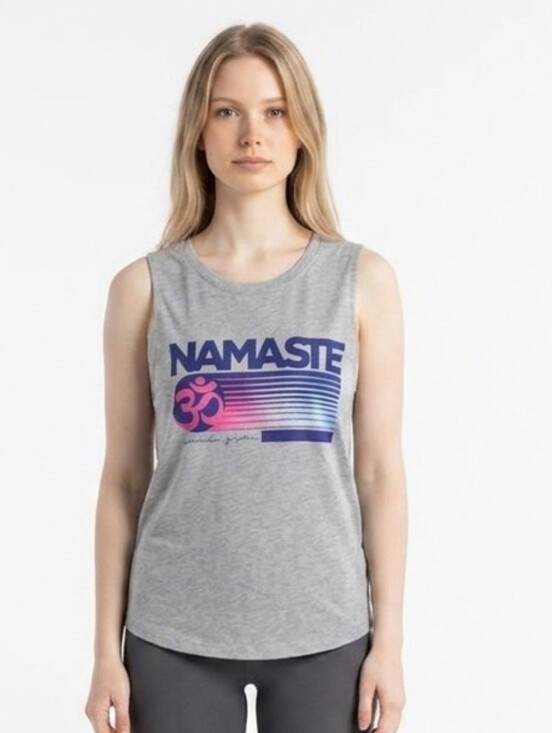 Spiritual Gangster Tops - Spiritual Gangster NAMASTE Casual Muscle Tank $48 Retail